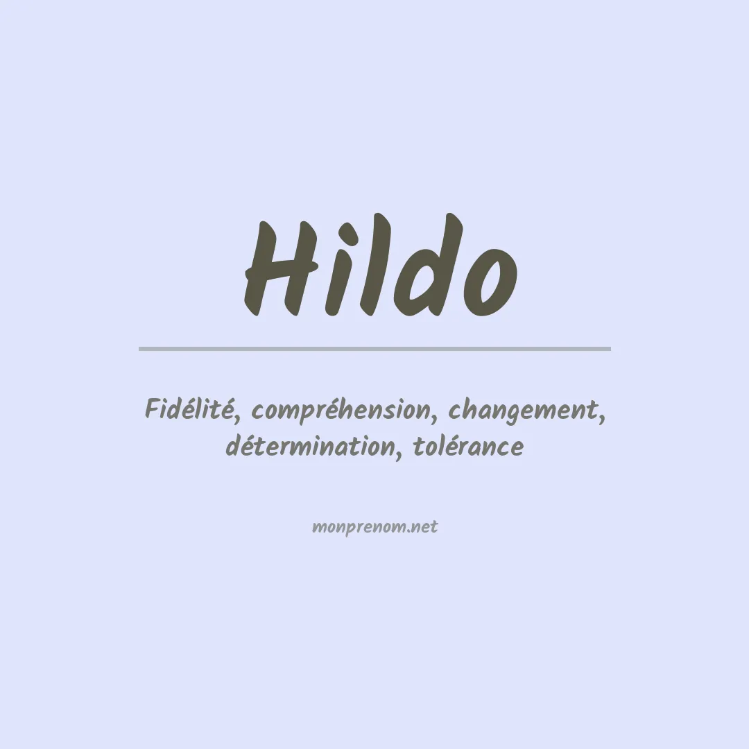Prénom Hildo