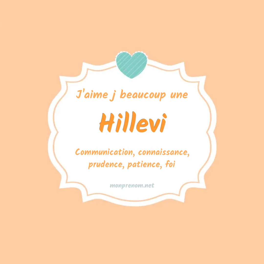 J'aime beaucoup Hillevi