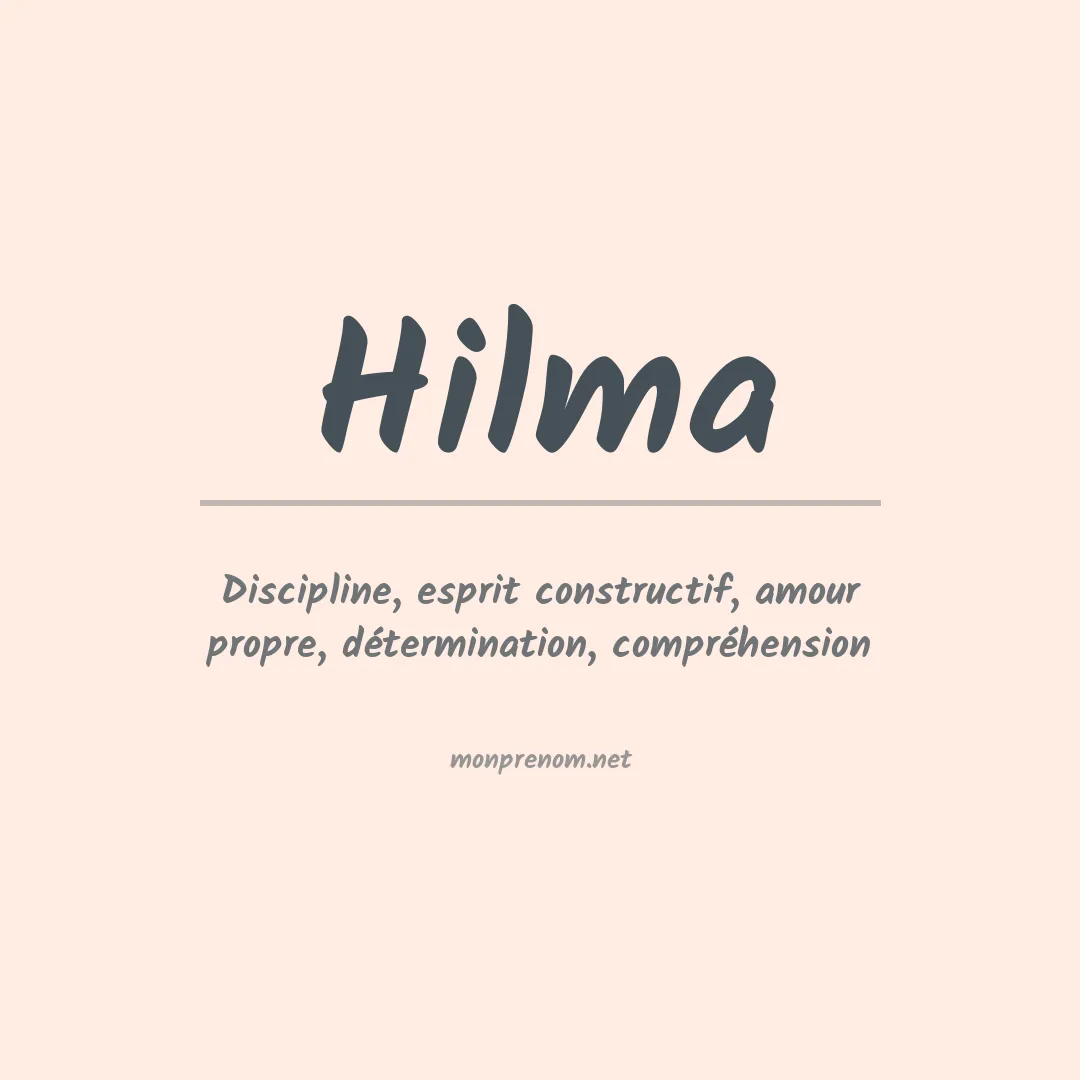 Prénom Hilma