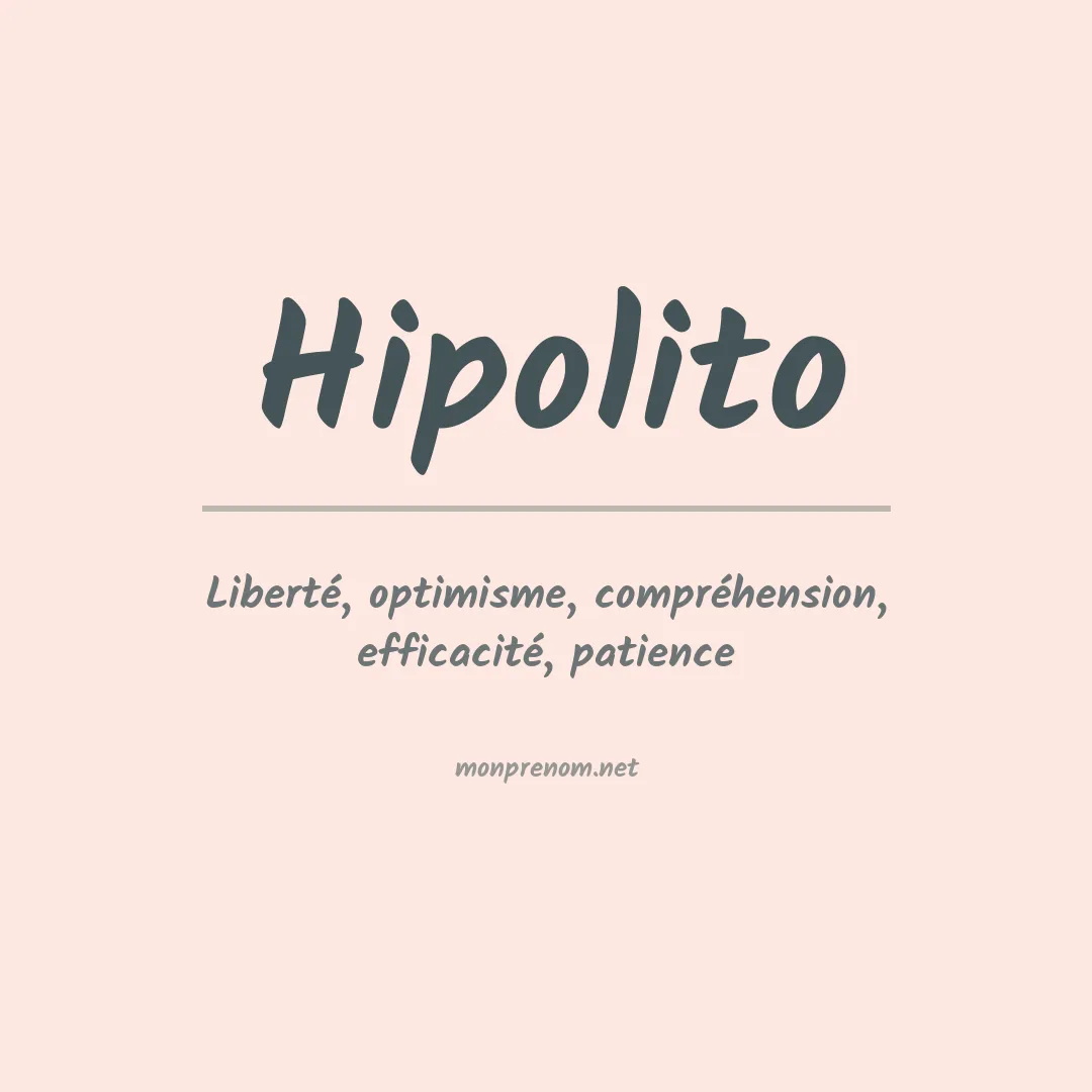Prénom Hipolito