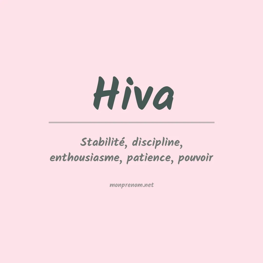 Prénom Hiva