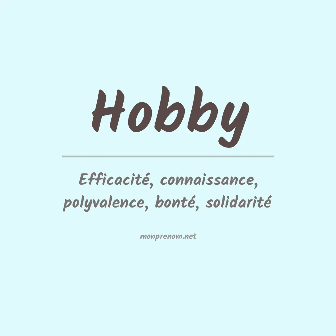Prénom Hobby