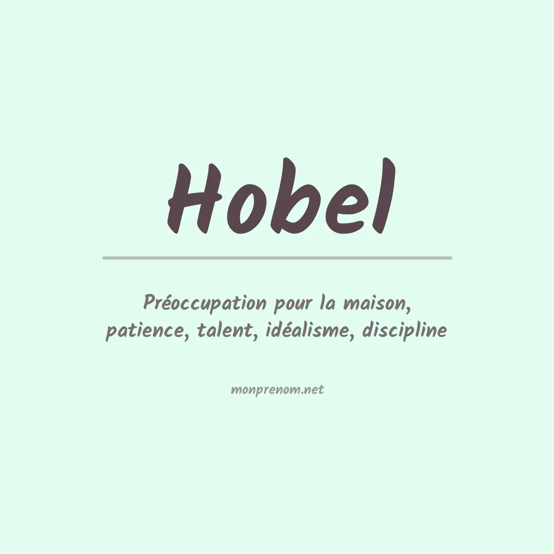 Prénom Hobel