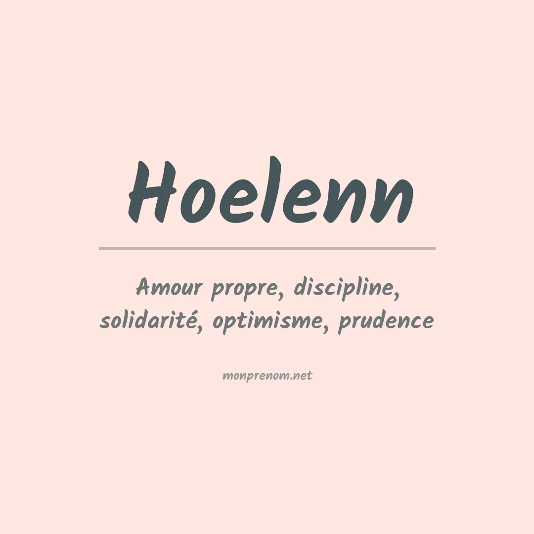Signification du prénom Hoelenn