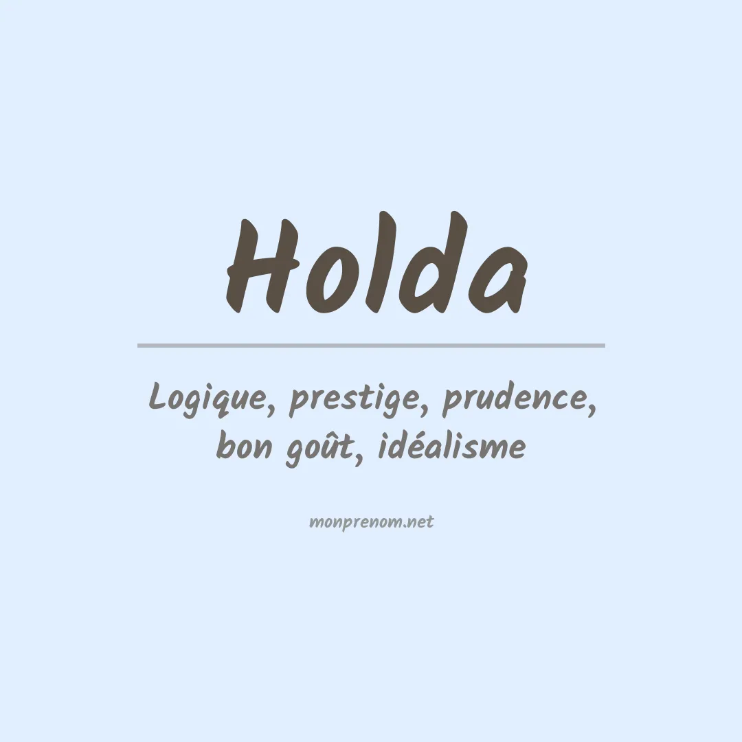 Prénom Holda