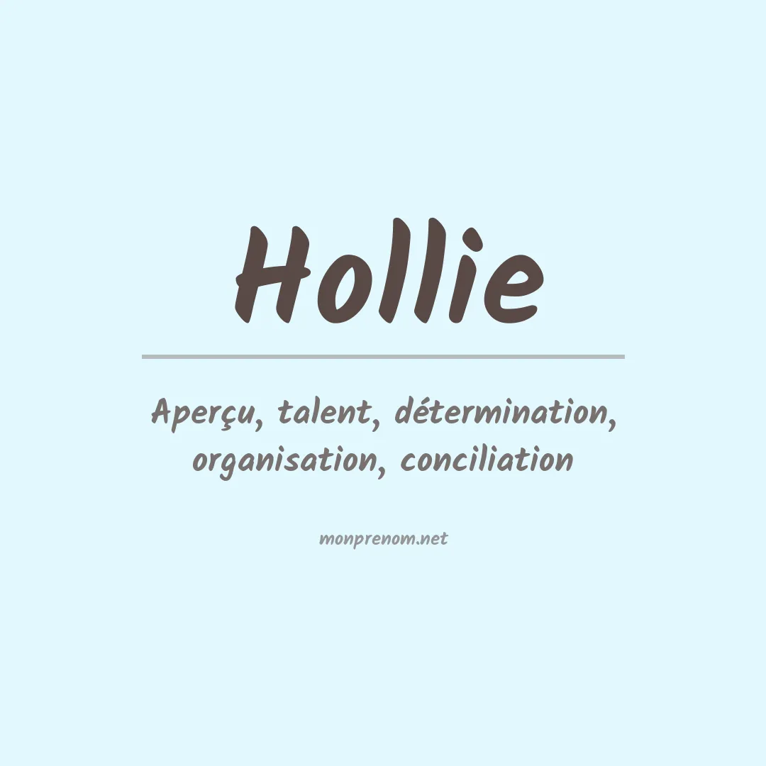 Prénom Hollie