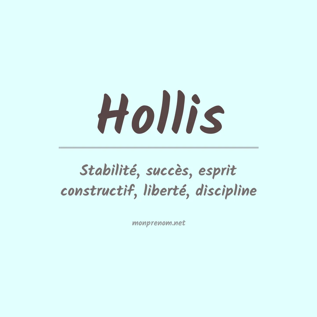 Prénom Hollis