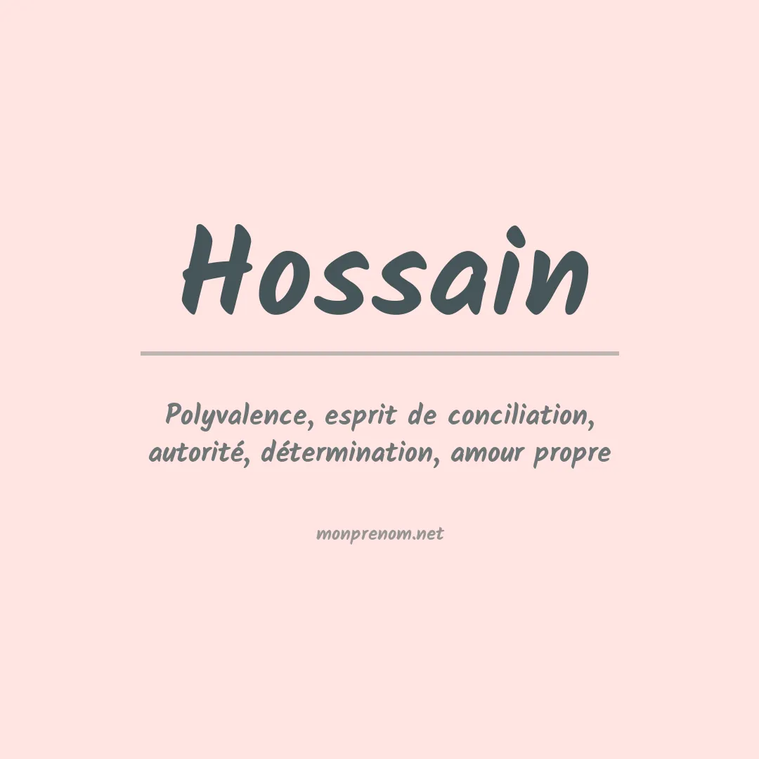 Prénom Hossain