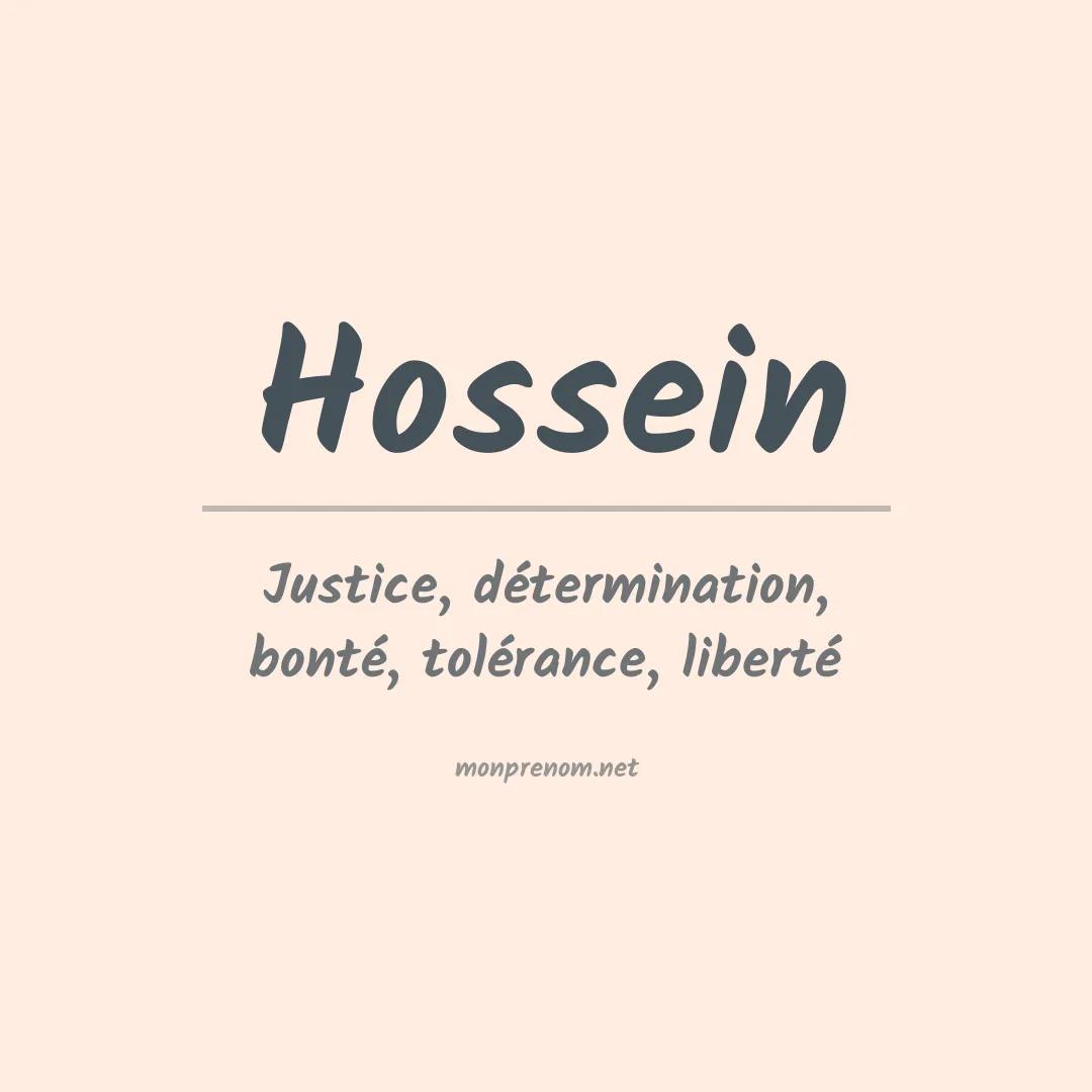 Prénom Hossein