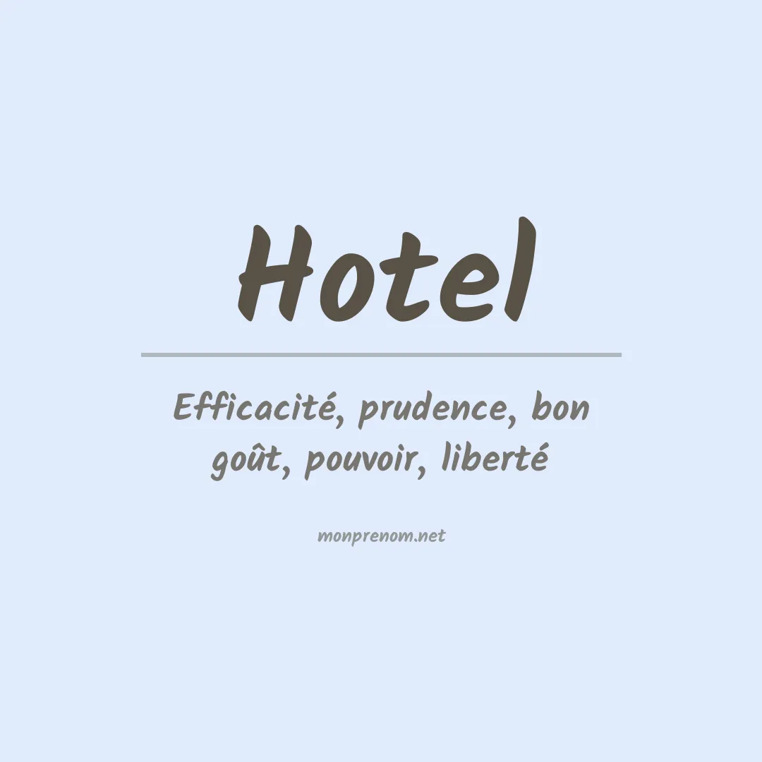 Prénom Hotel