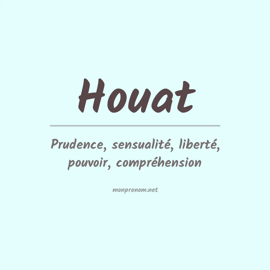 Signification du prénom Houat