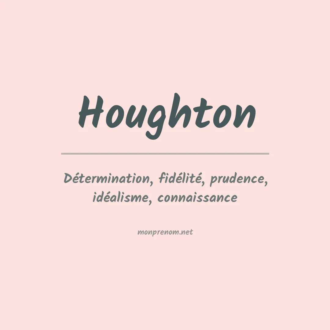 Prénom Houghton