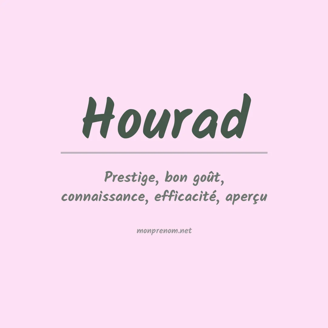 Prénom Hourad