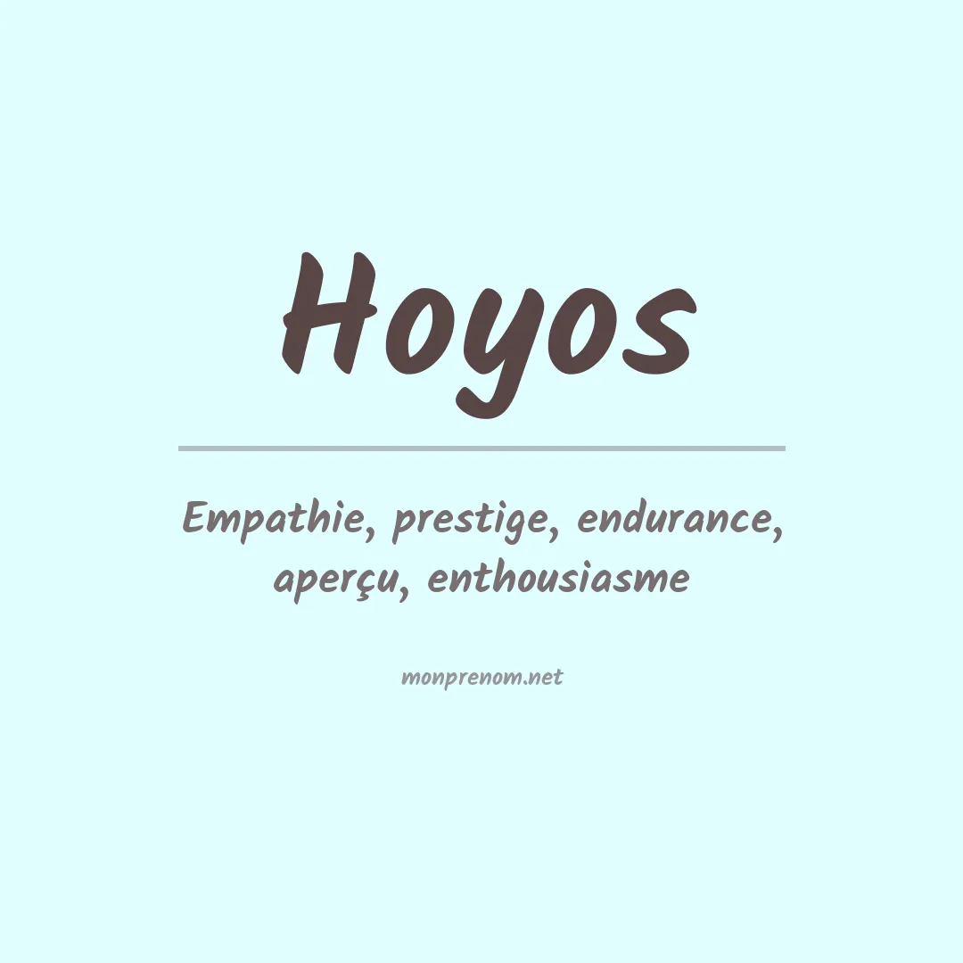 Prénom Hoyos