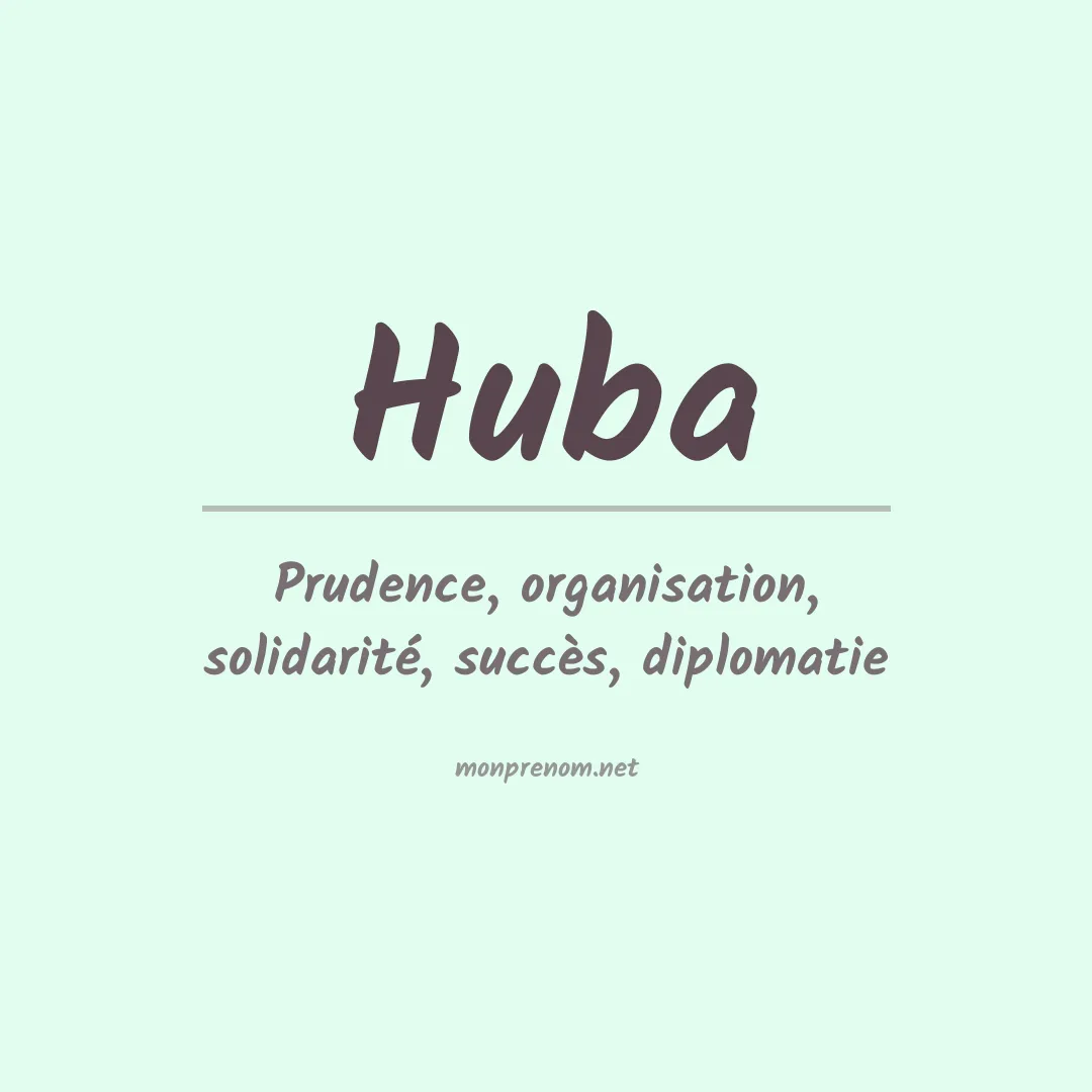 Prénom Huba