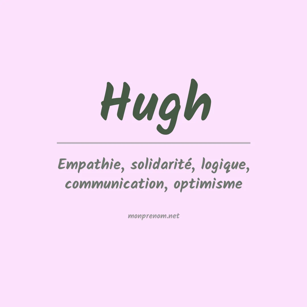 Prénom Hugh