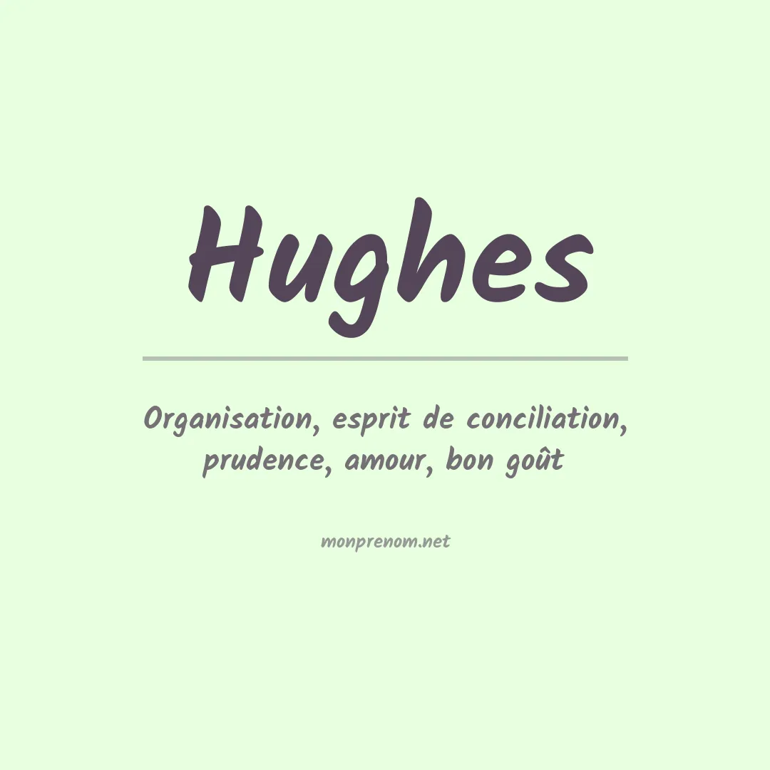 Prénom Hughes