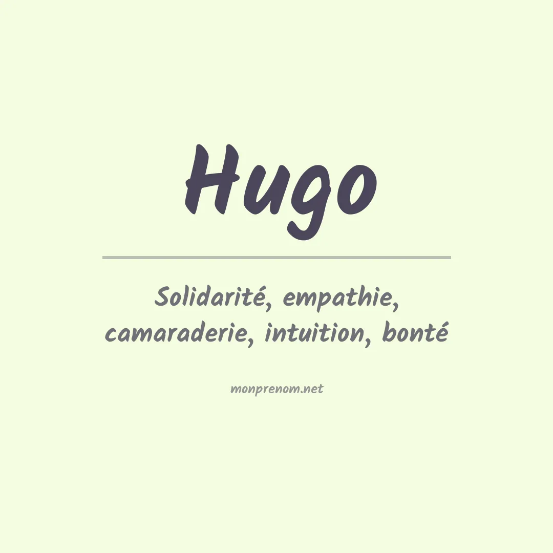 Prénom Hugo