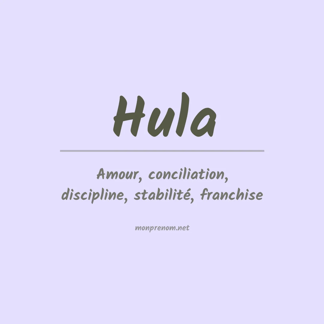 Prénom Hula