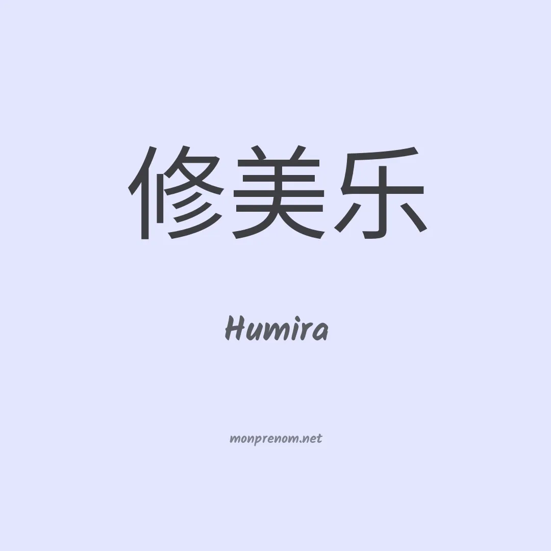 Humira en chinois
