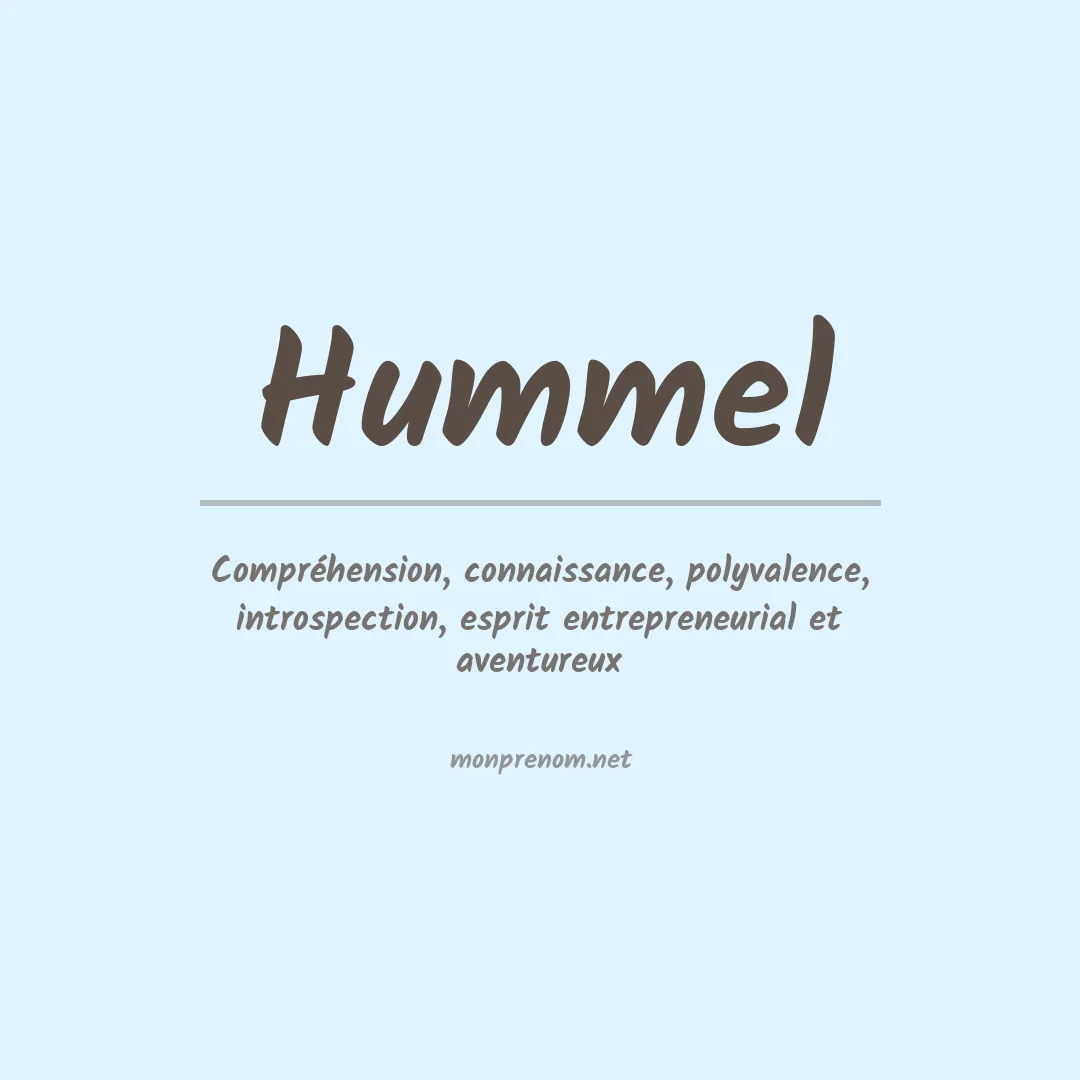 Prénom Hummel