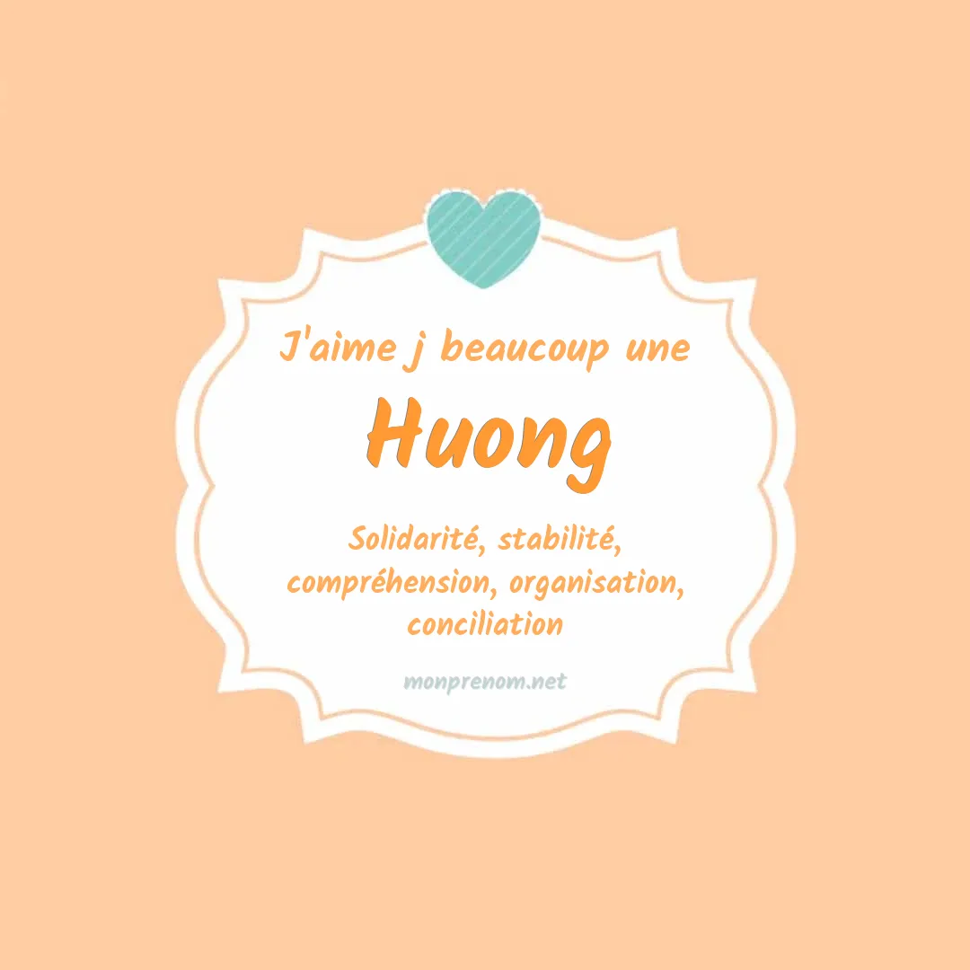 J'aime beaucoup Huong