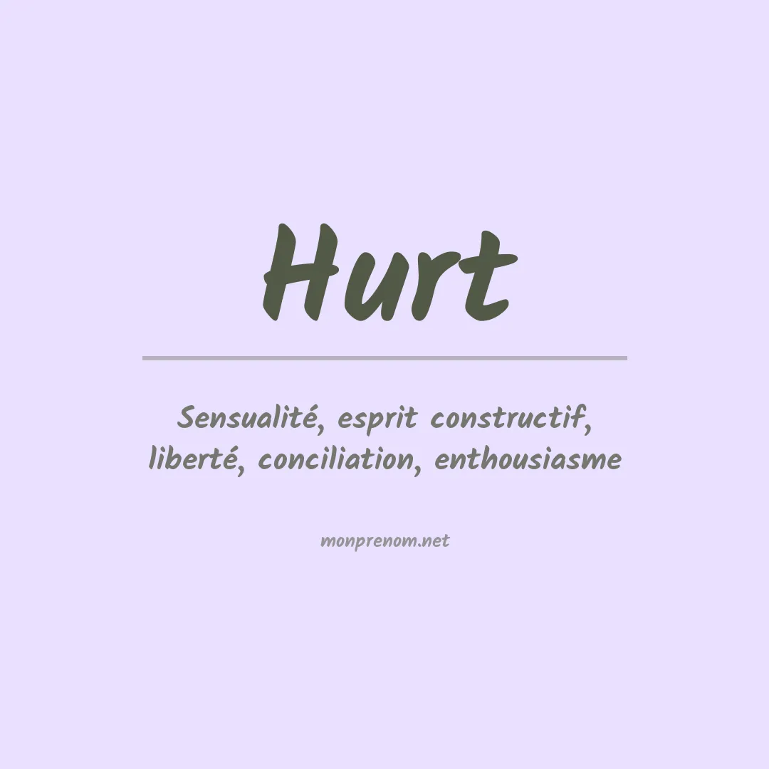 Prénom Hurt