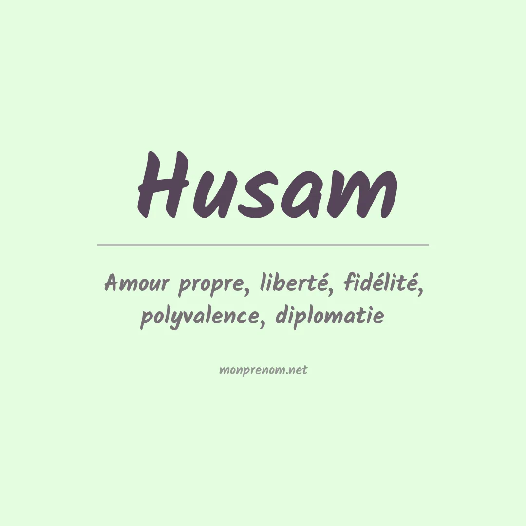 Prénom Husam