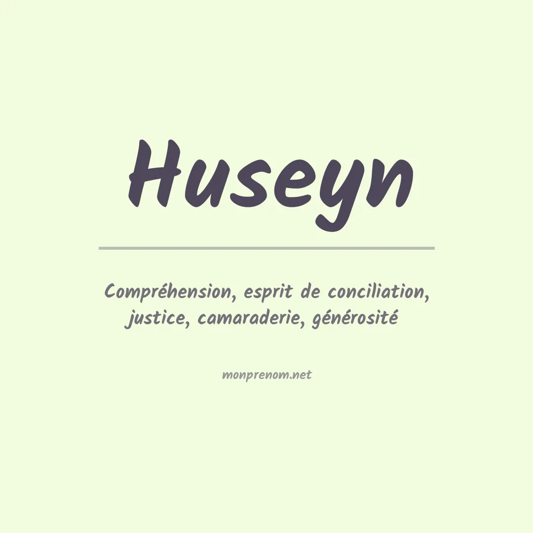Prénom Huseyn