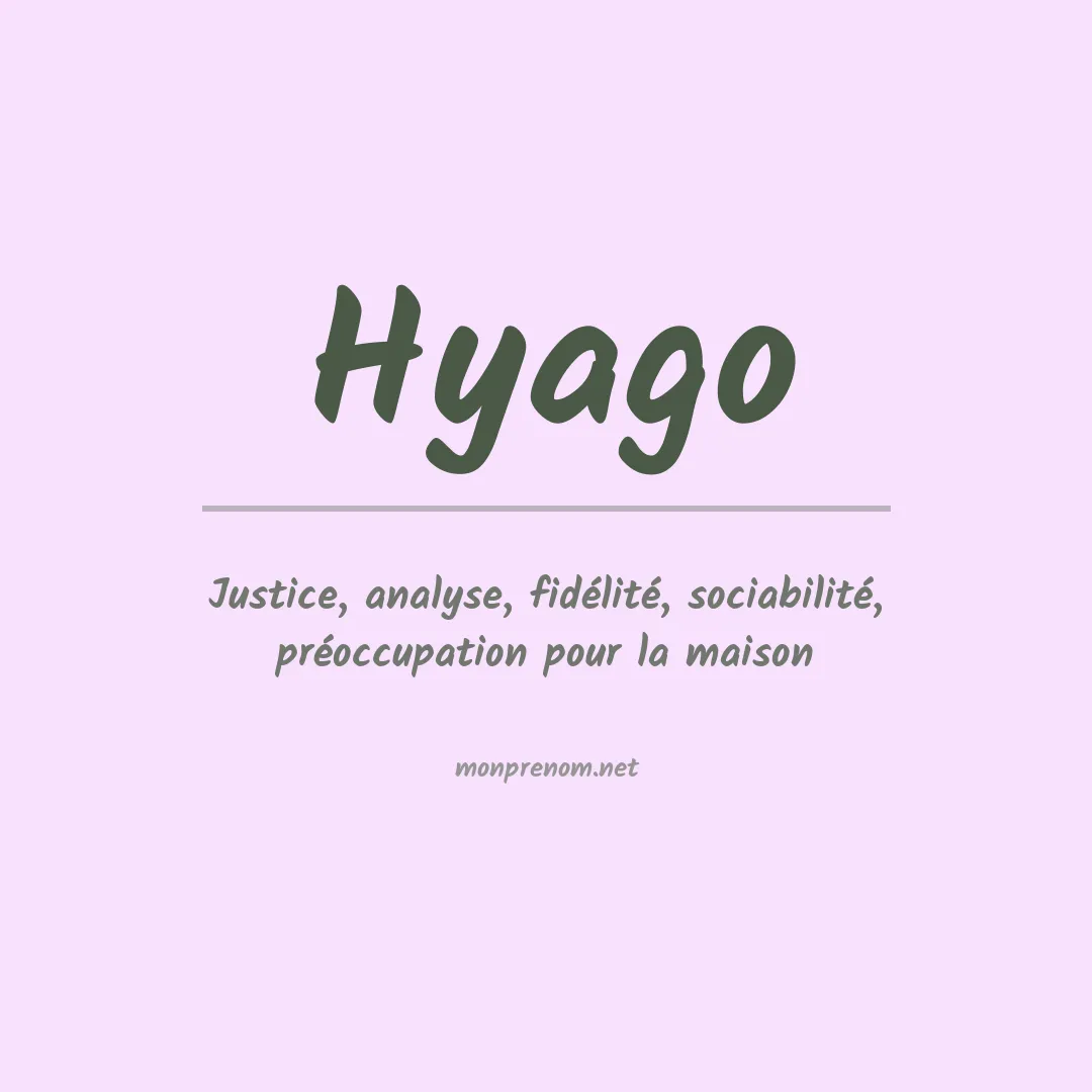 Prénom Hyago