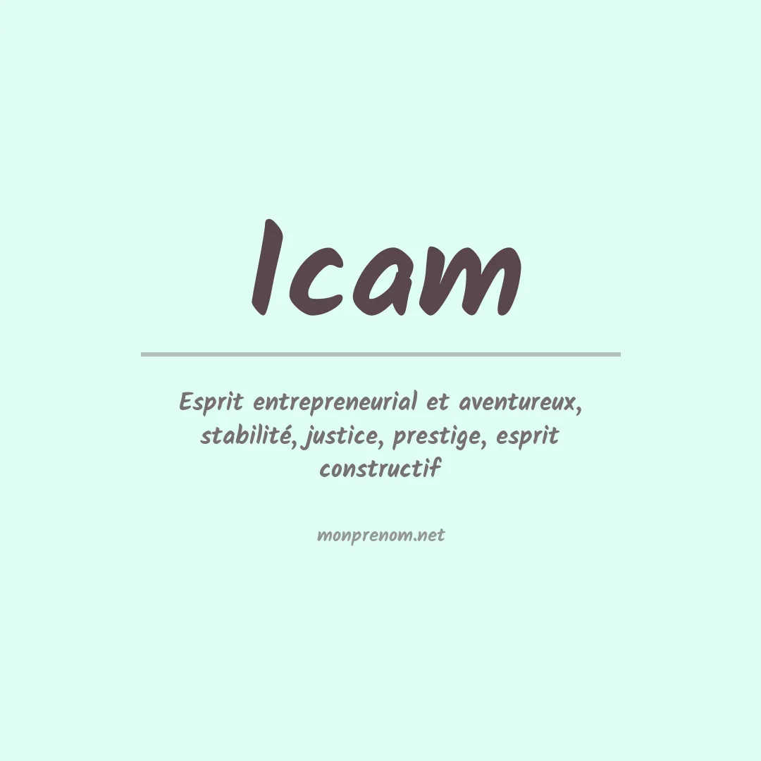 Signification du prénom Icam