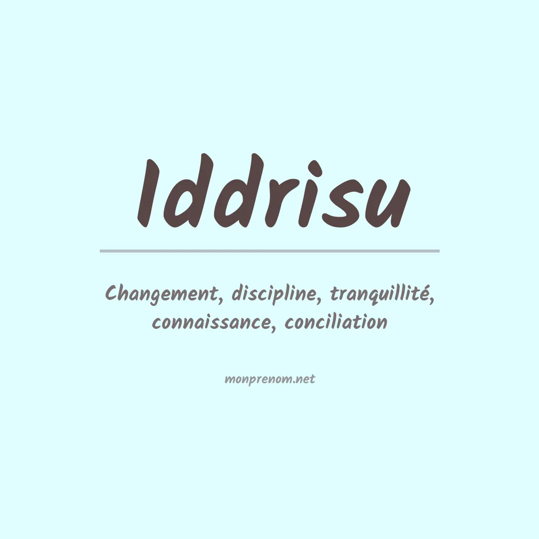 Prénom Iddrisu