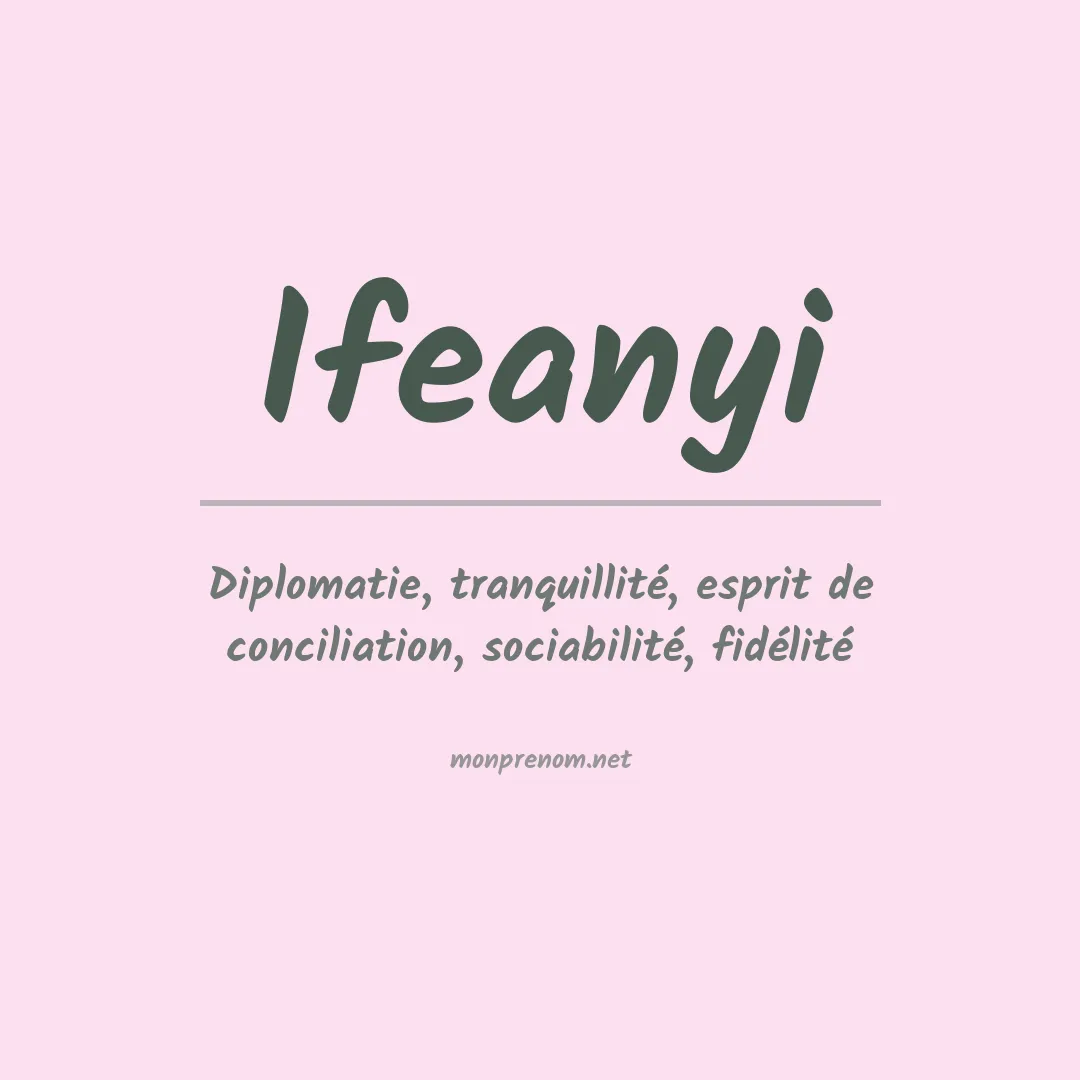 Prénom Ifeanyi