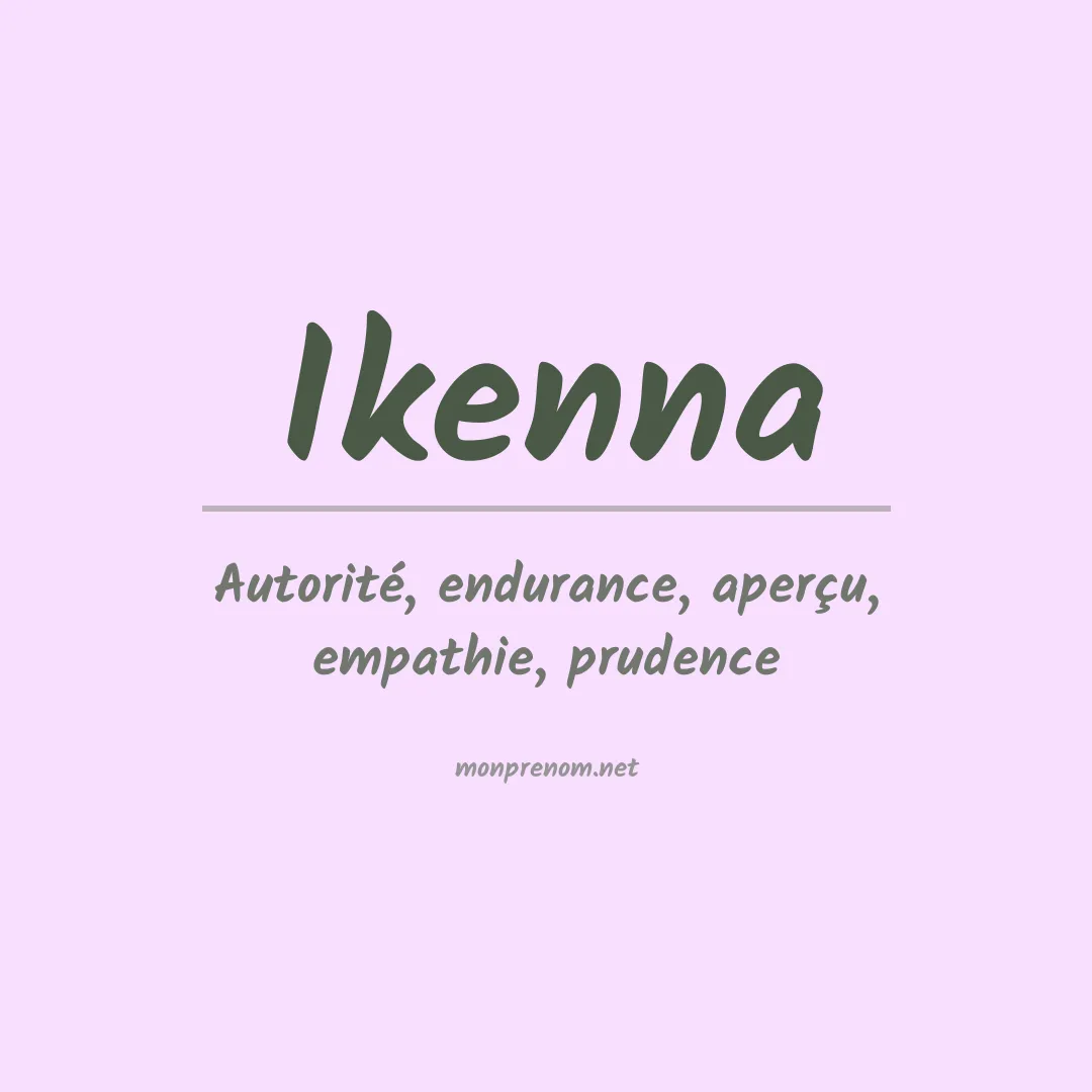 Prénom Ikenna