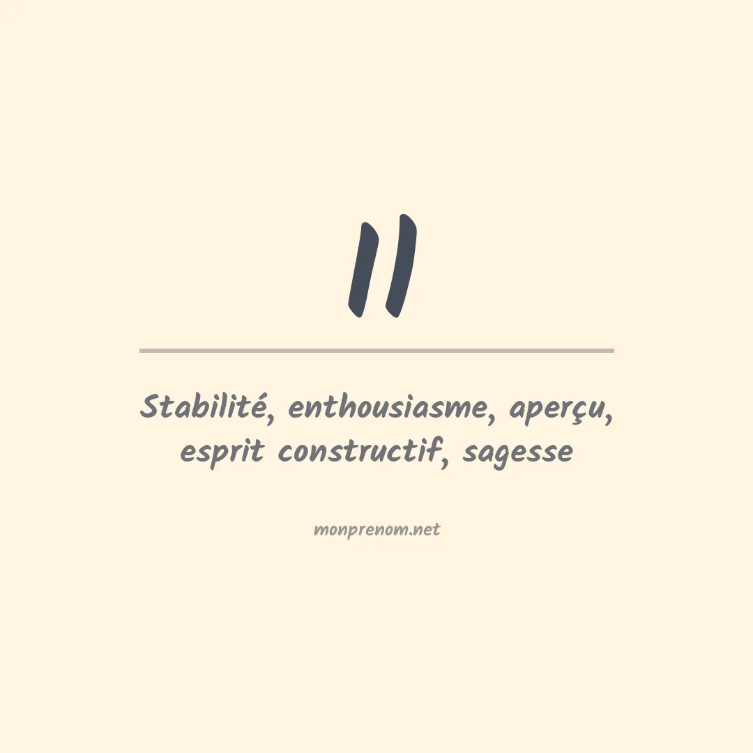 Signification du prénom Il