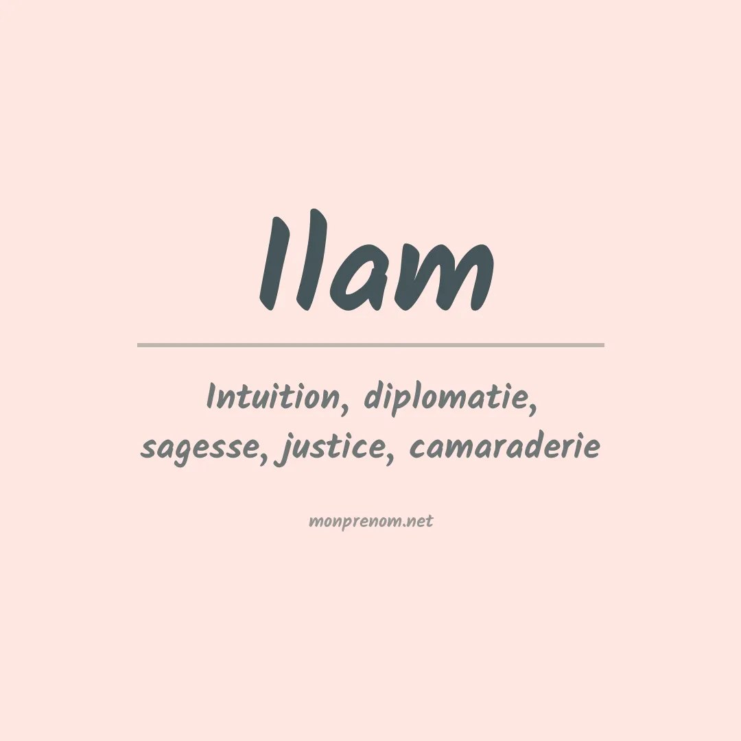 Prénom Ilam