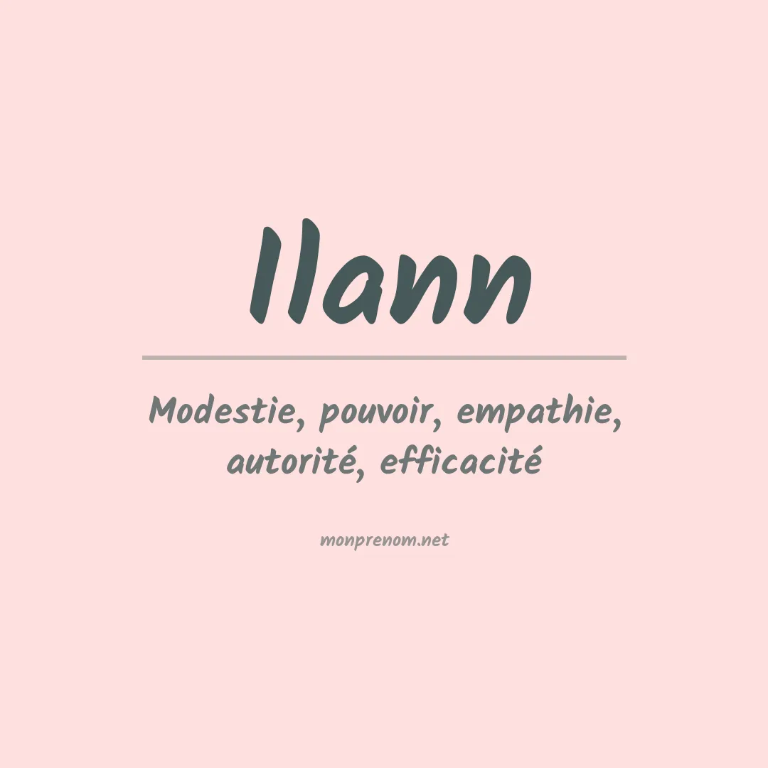 Signification du prénom Ilann
