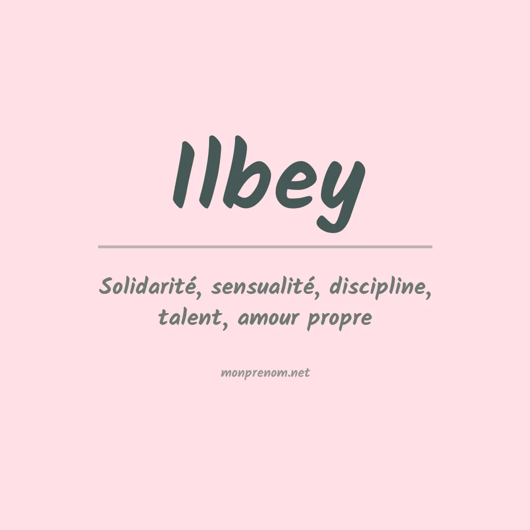 Prénom Ilbey