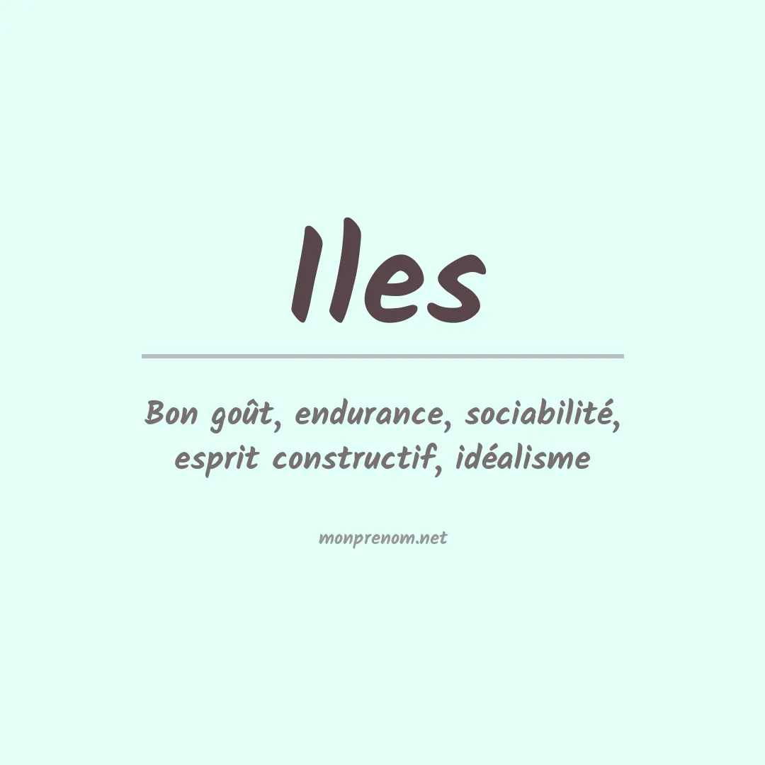 Prénom Iles
