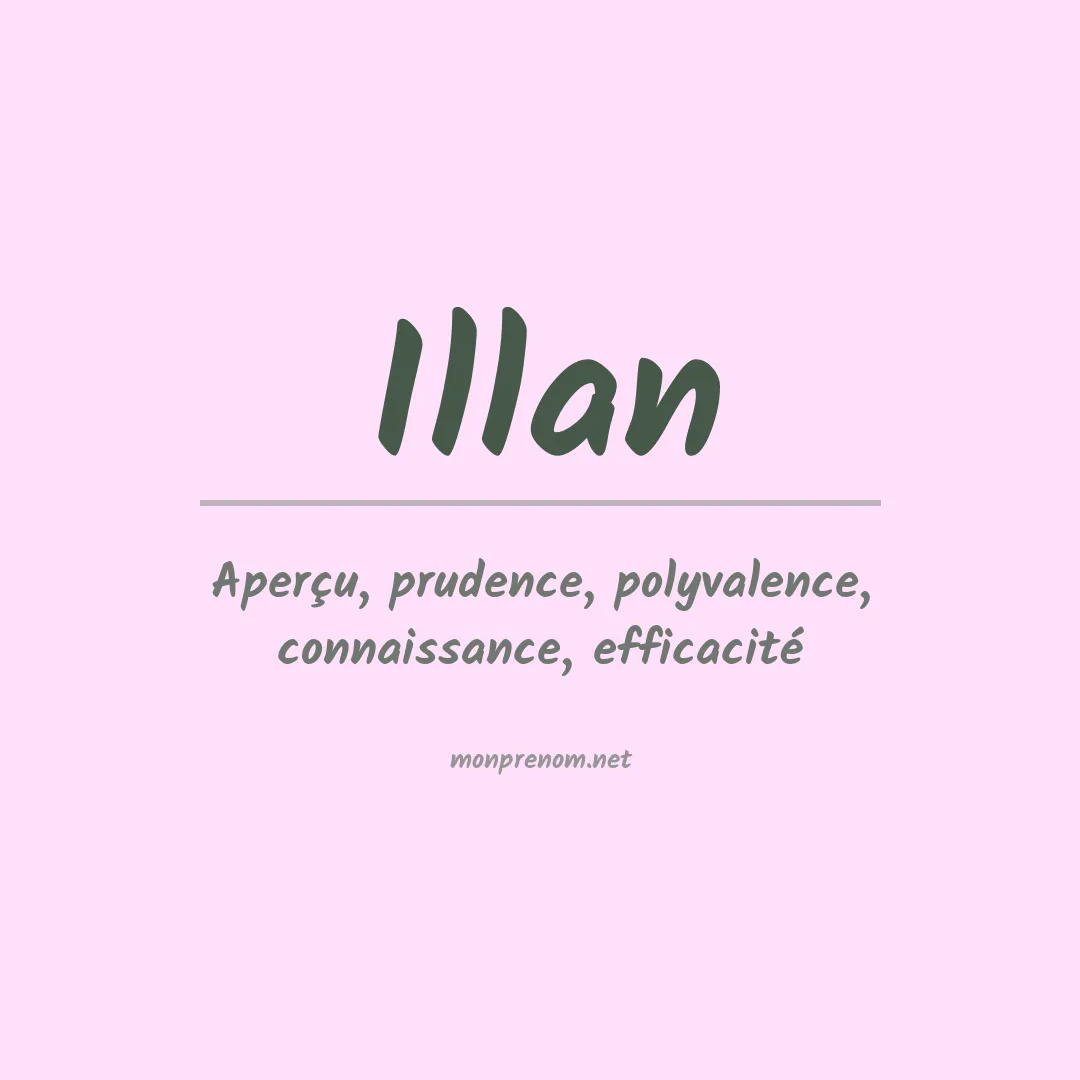 Prénom Illan