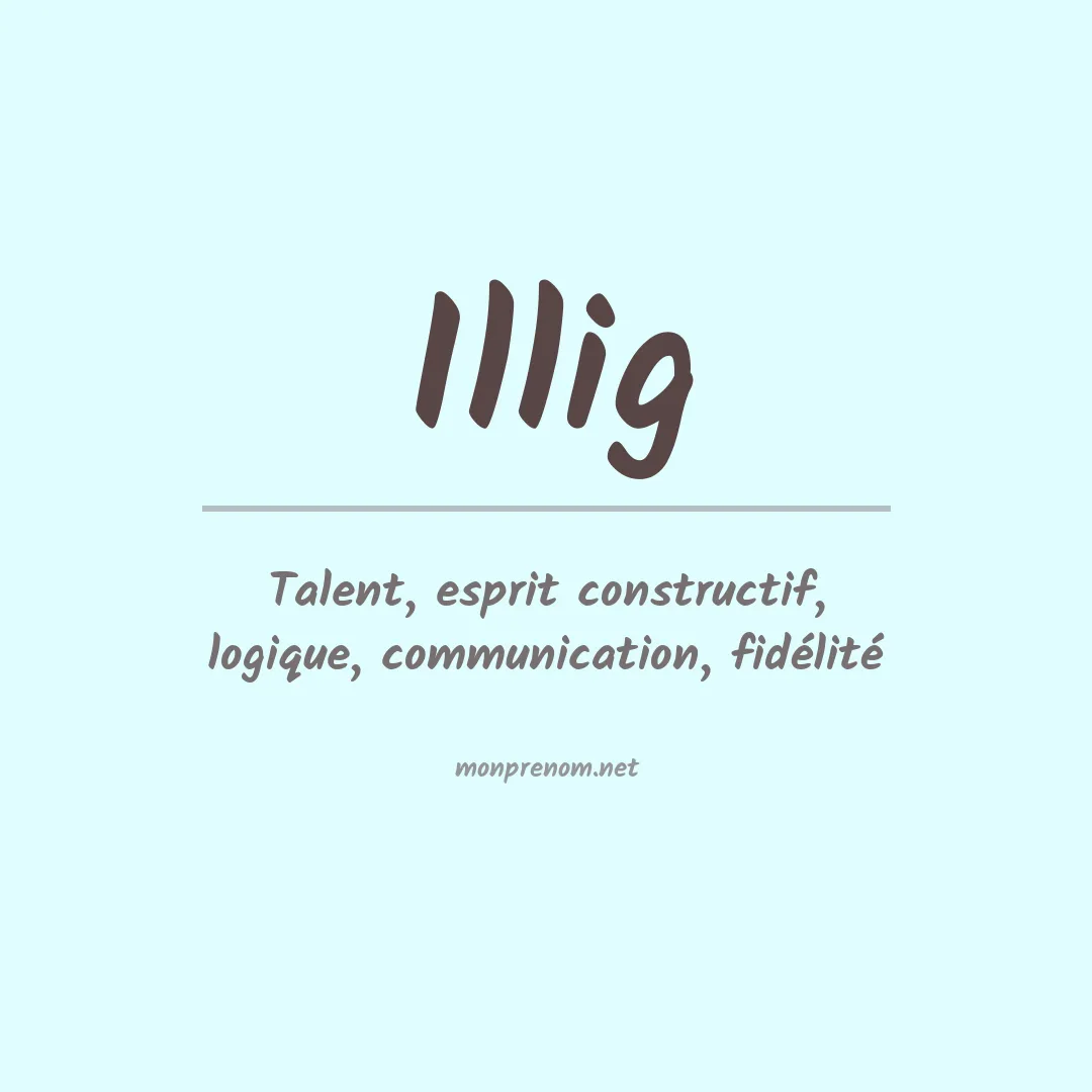 Prénom Illig
