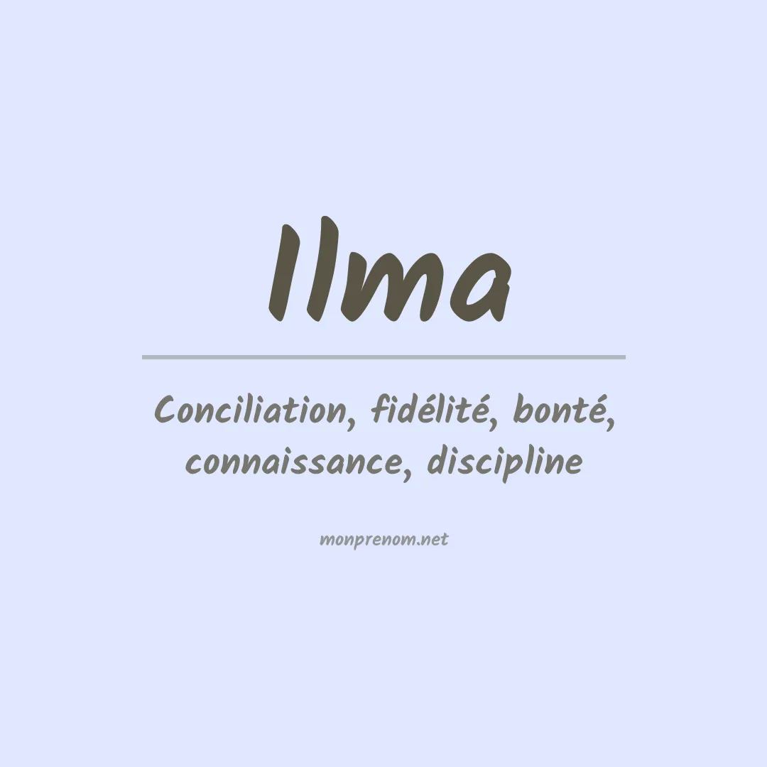 Prénom Ilma