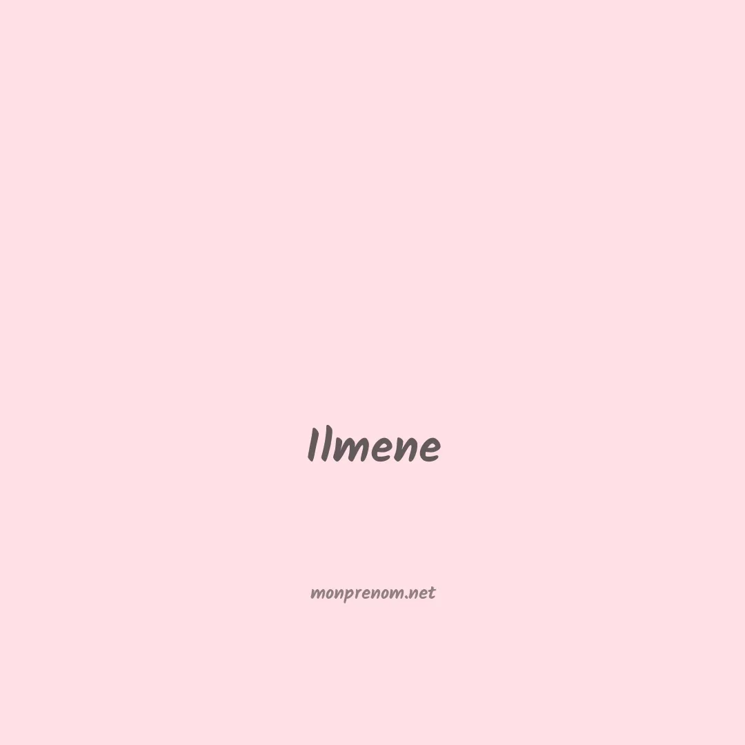 Ilmene en chinois