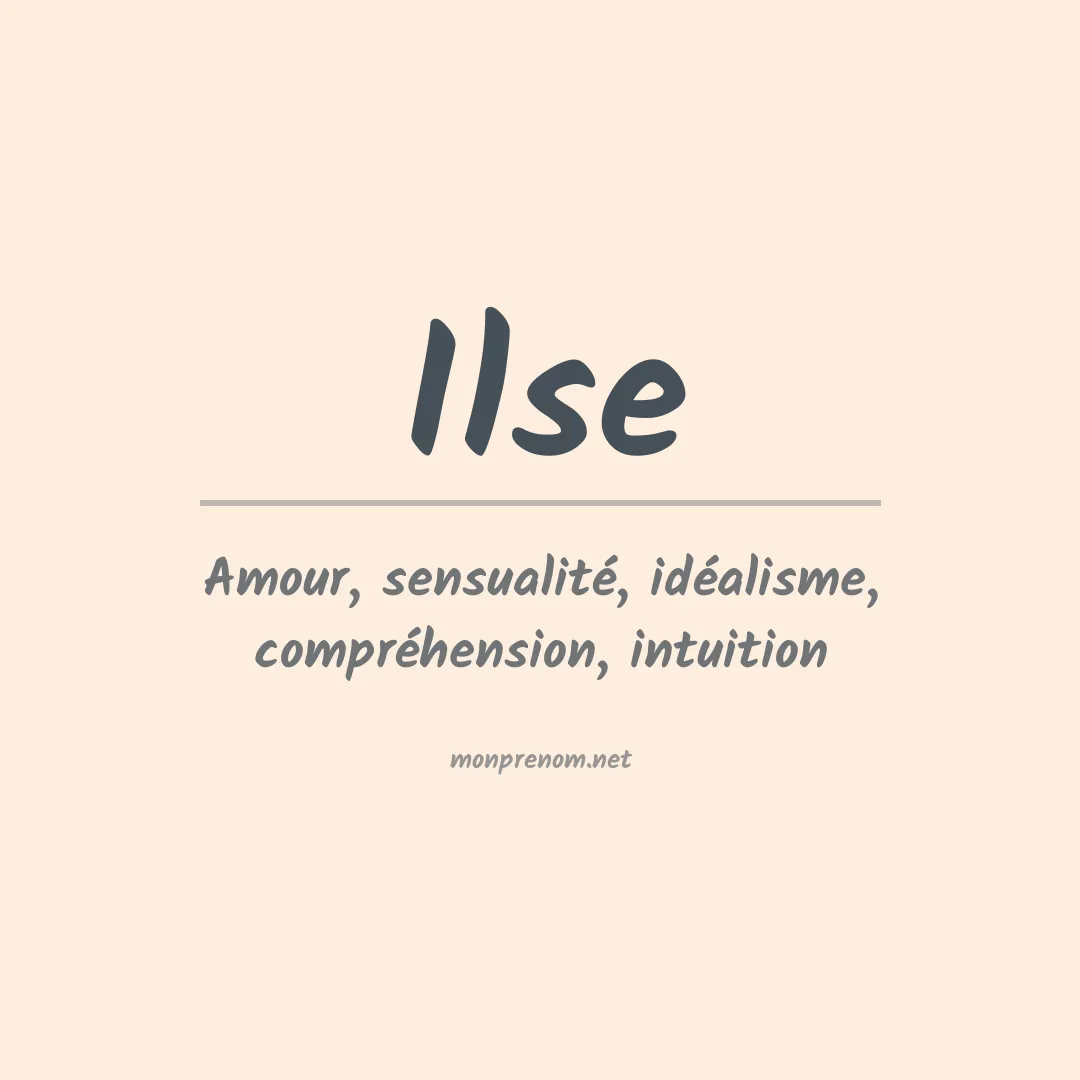 Prénom Ilse