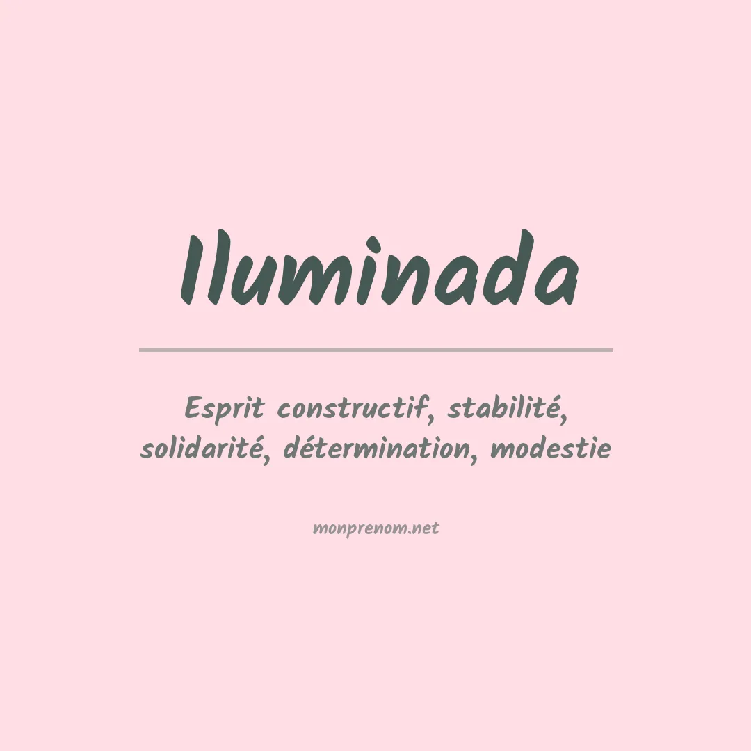 Signification du prénom Iluminada