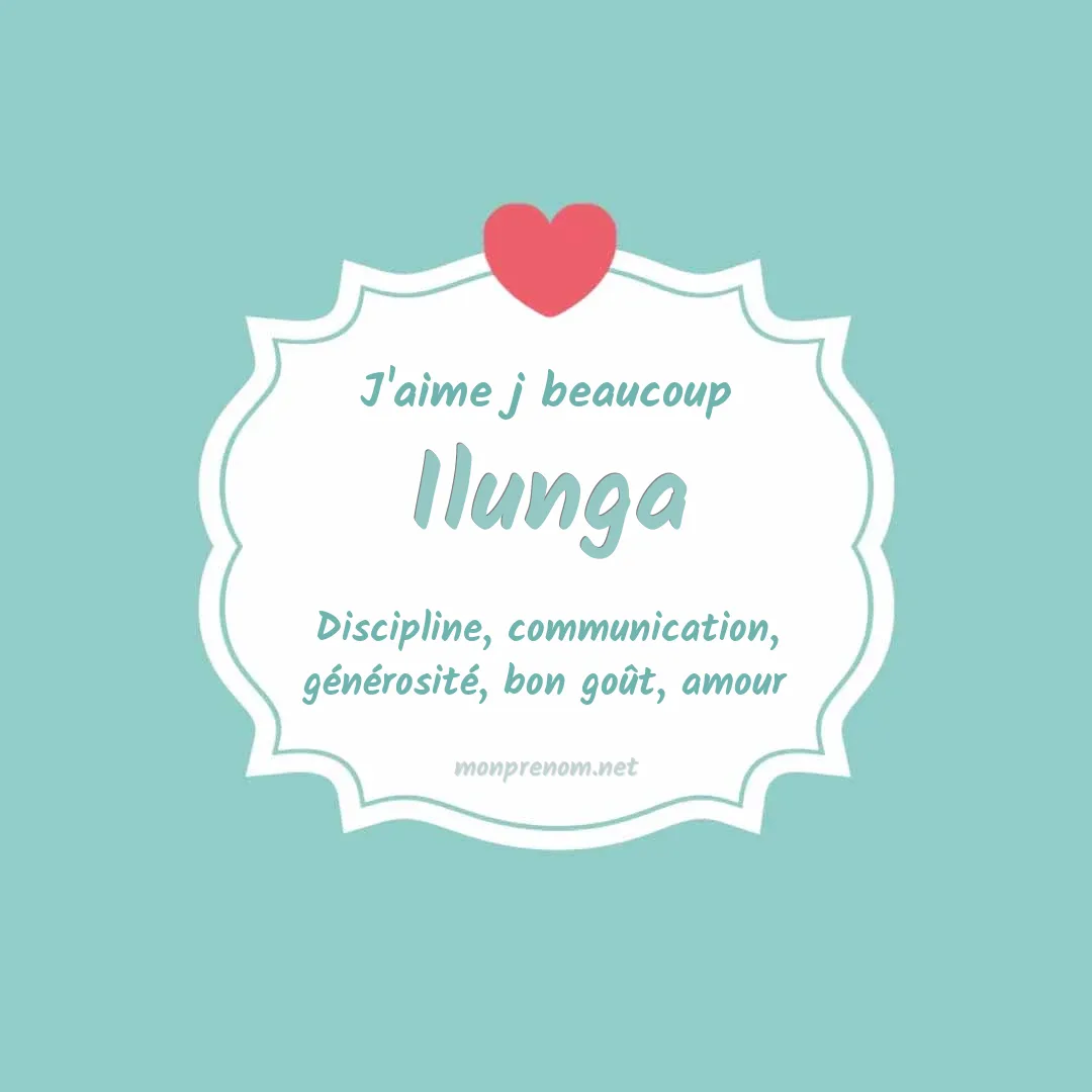 J'aime beaucoup Ilunga