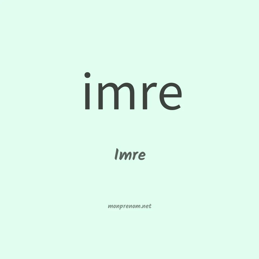 Imre en chinois