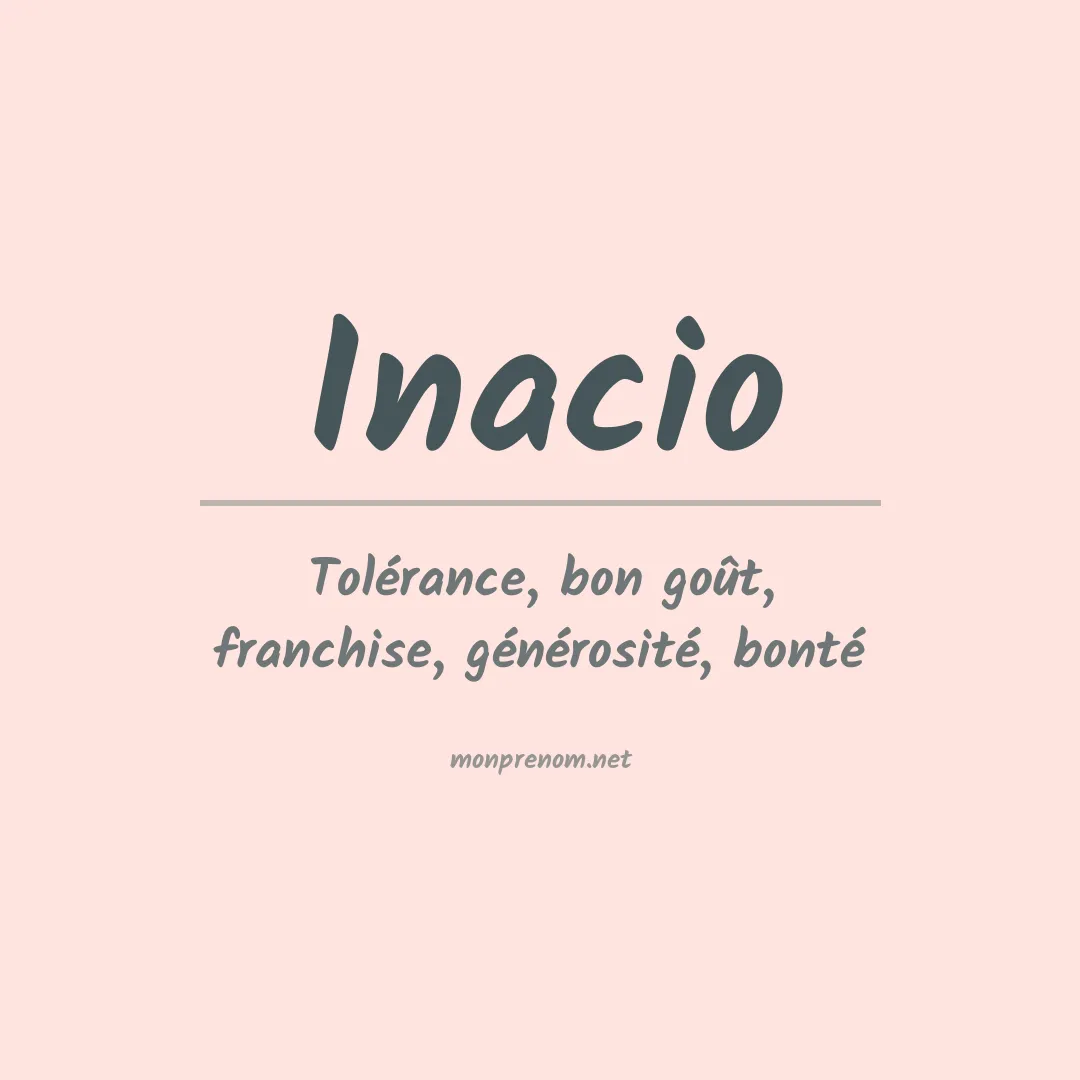 Prénom Inacio