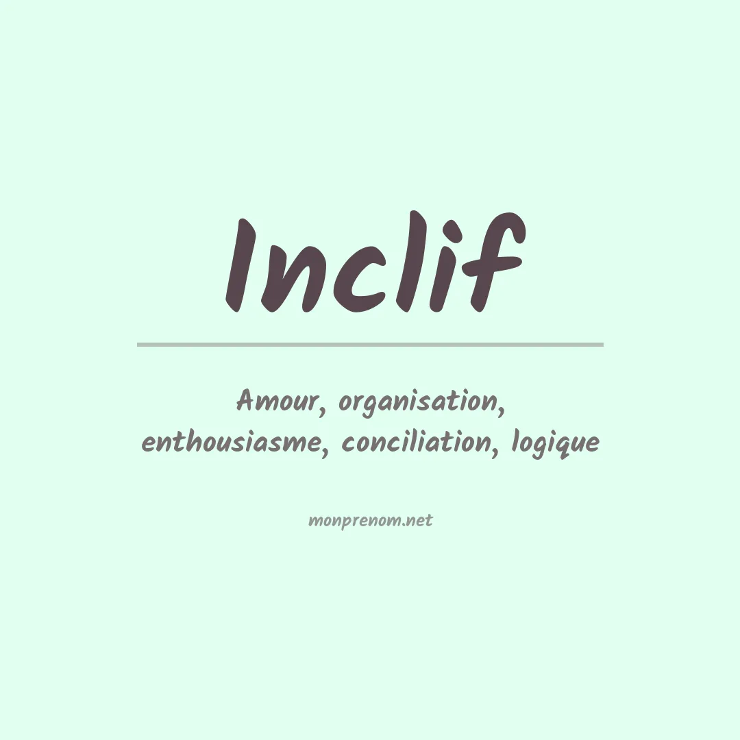 Prénom Inclif