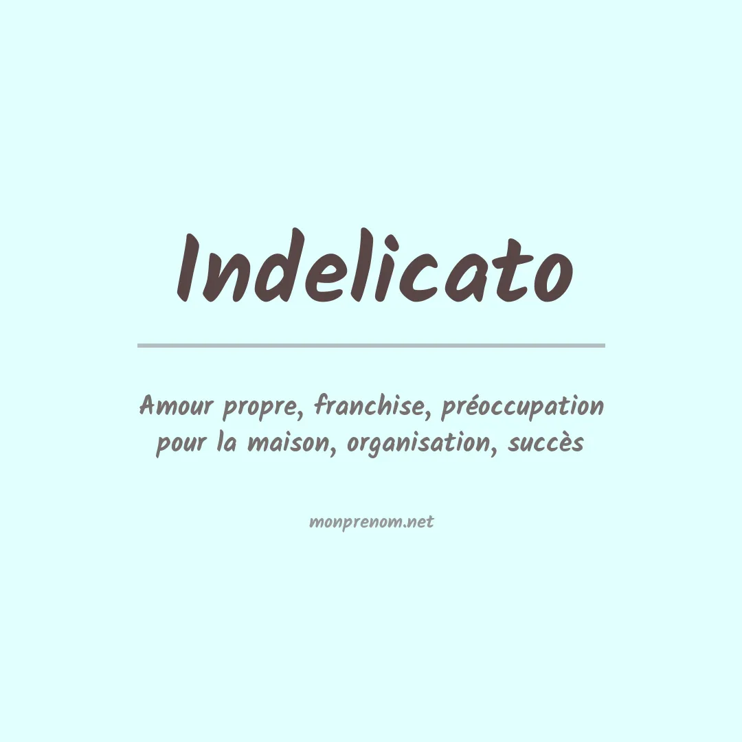 Prénom Indelicato